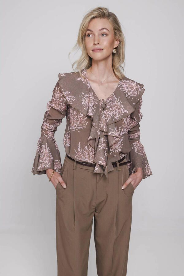 Accentil blouse bruin