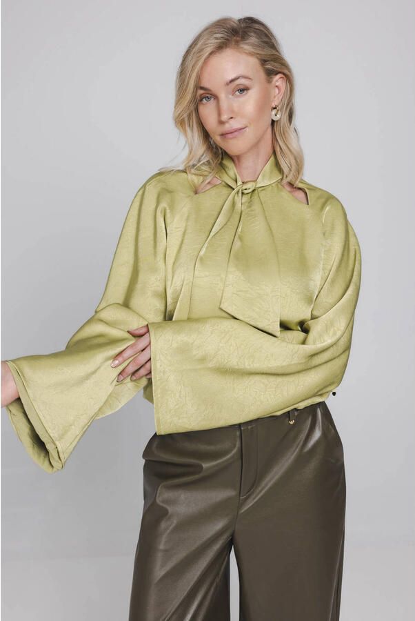 Accentil blouse lichtgroen