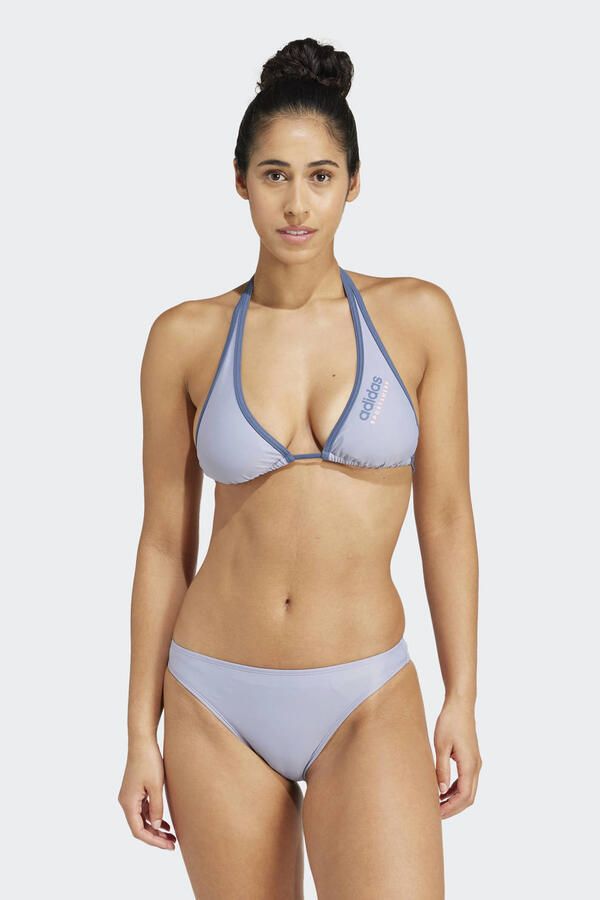 Adidas Performance voorgevormde triangel bikini grijs - Foto 3