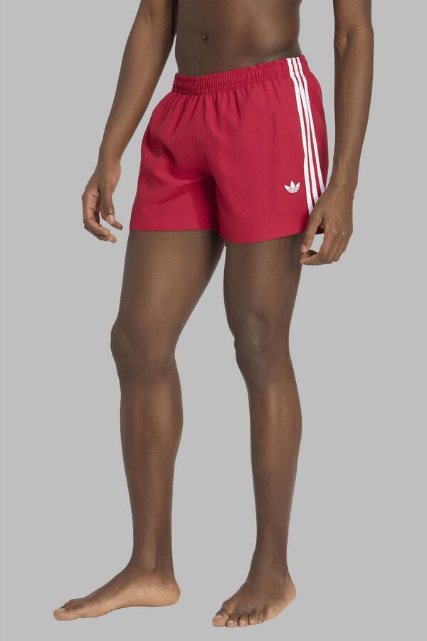 Adidas zwemshort met logo rood