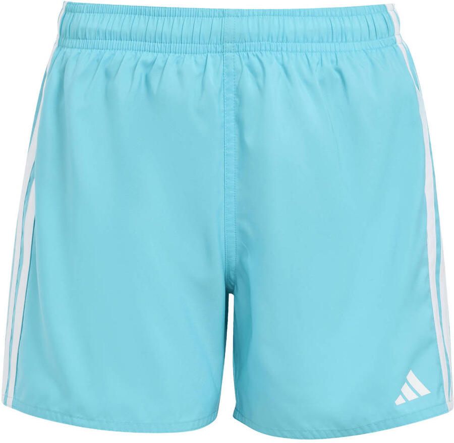 Adidas zwemshort met logo turkoois