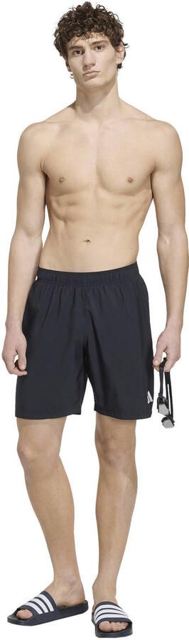 Adidas zwemshort met logo zwart