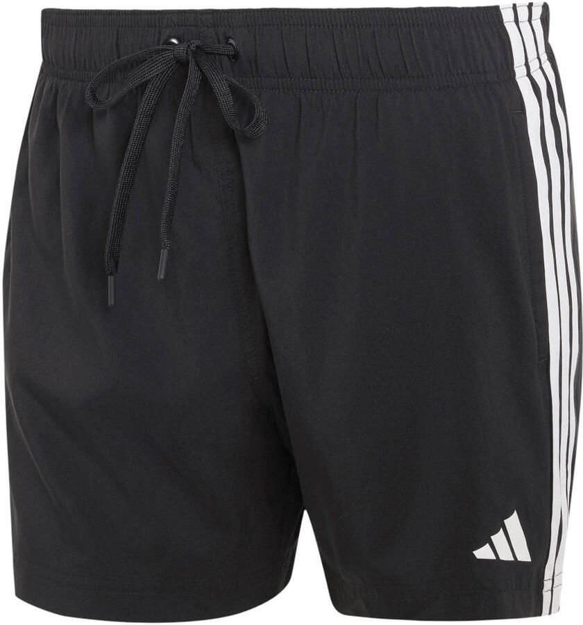 Adidas zwemshort met logo zwart wit