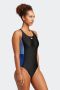 Adidas Performance Infinitex sportbadpak zwart lichtblauw - Thumbnail 3