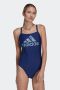 Adidas Performance sportbadpak blauw lichtblauw - Thumbnail 1