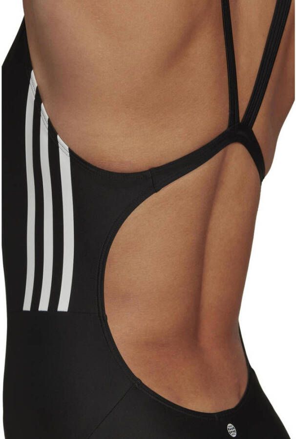 Adidas Originals 3-Stripes Swimsuit Black White- Dames Black White
