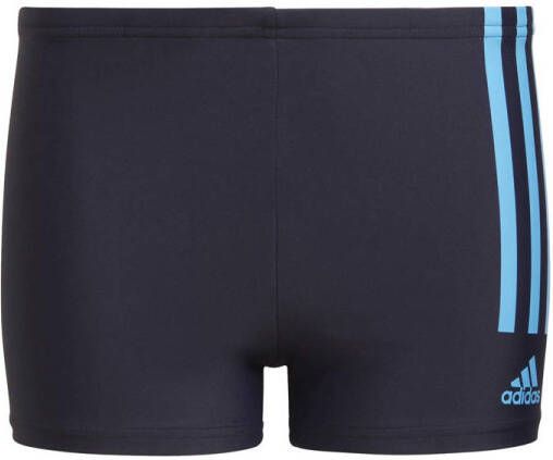 Adidas Performance zwemboxer donkergrijs blauw