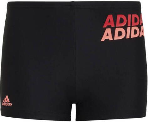 adidas Performance zwemboxer zwart rood