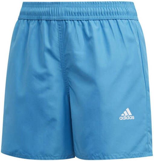 Adidas badge of sport boardshort blauw kinderen