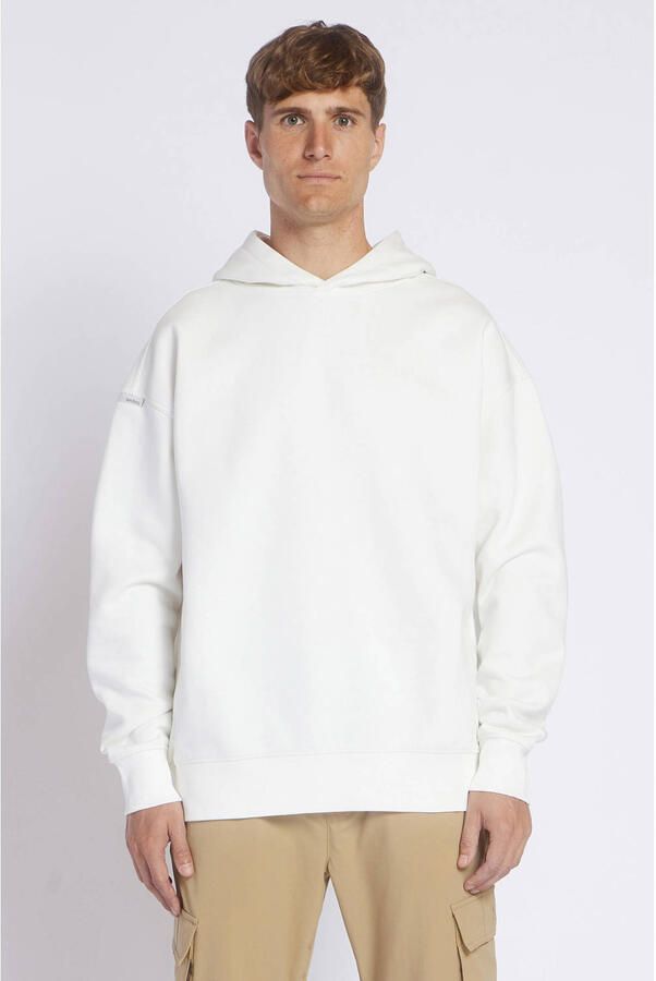 Aeden hoodie met backprint wit