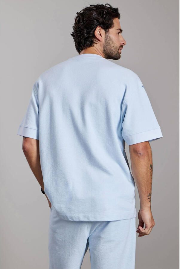 Aeden oversized T-shirt blauw - Foto 3