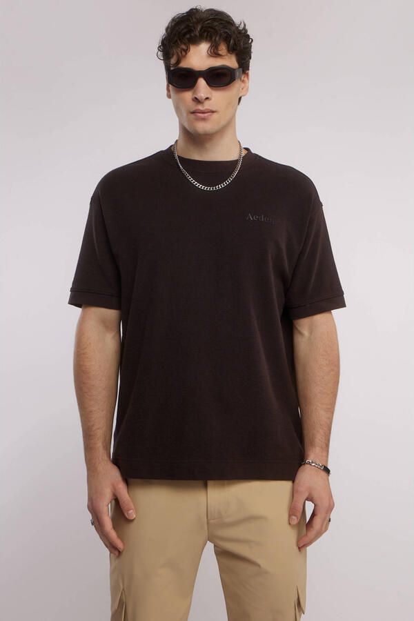 Aeden oversized T-shirt bruin