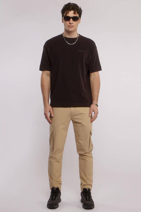 Aeden oversized T-shirt bruin - Foto 3