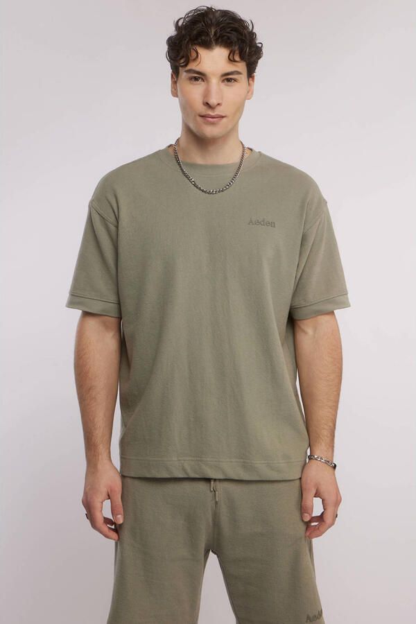 Aeden oversized T-shirt groen
