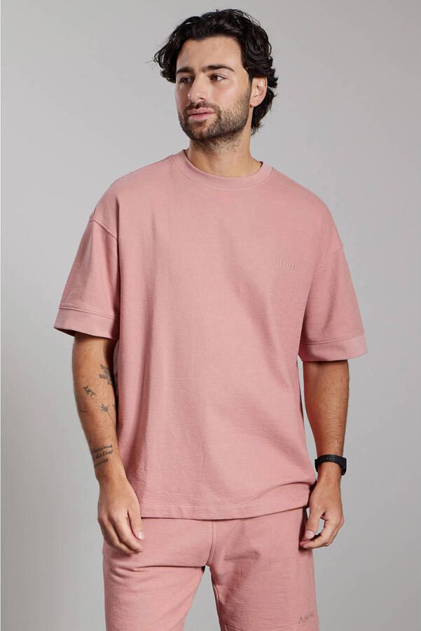Aeden oversized T-shirt roze