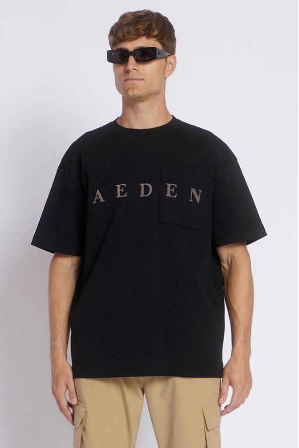 Aeden oversized T-shirt zwart