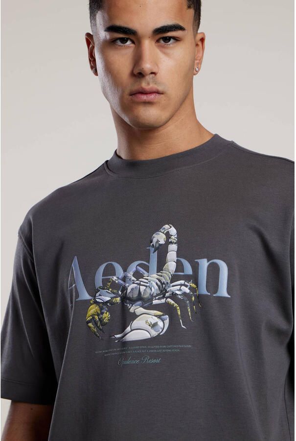 Aeden regular T-shirt grijs - Foto 2