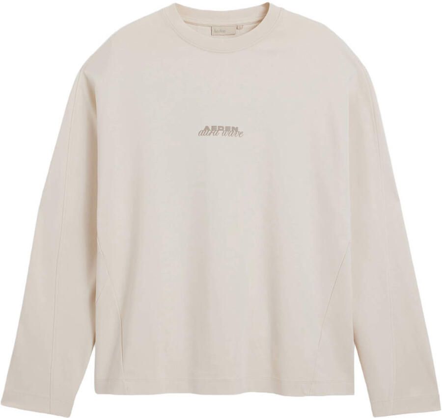 Aeden relaxed fit longsleeve ecru