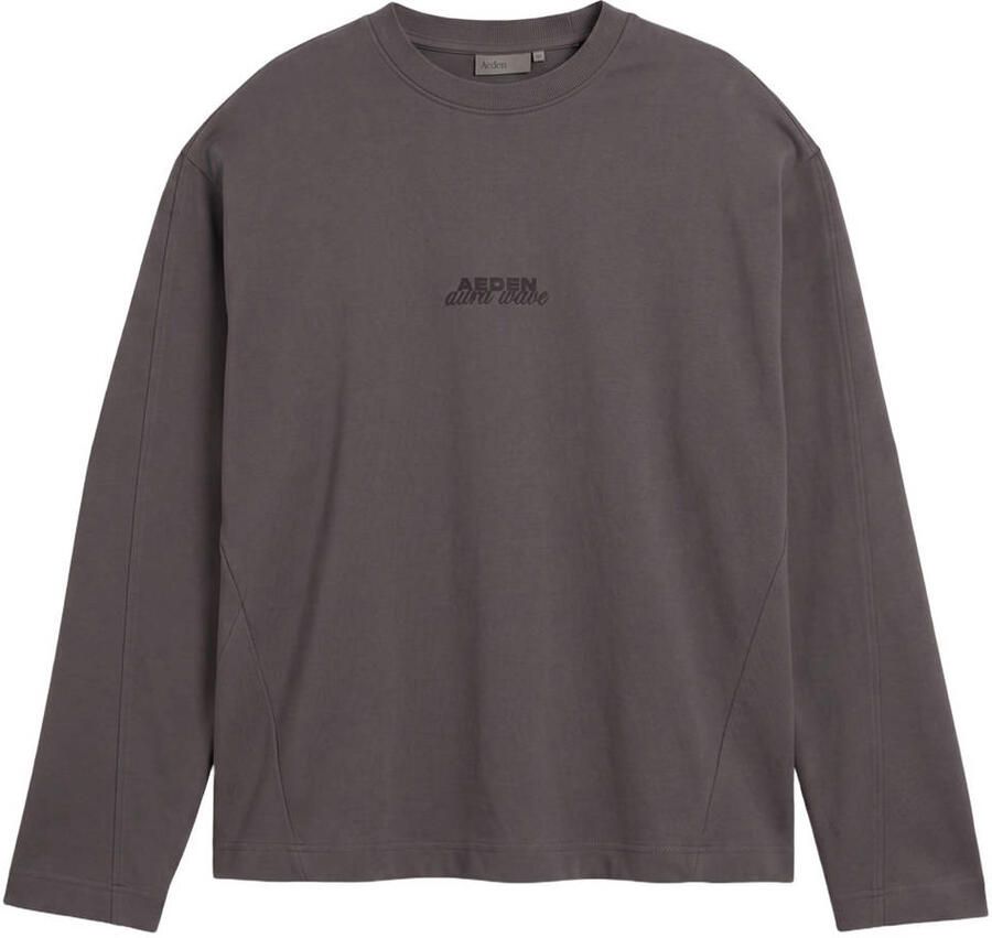 Aeden relaxed fit longsleeve grijs