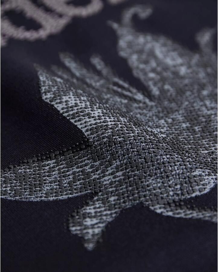 Aeden relaxed fit sweater met backprint zwart - Foto 3
