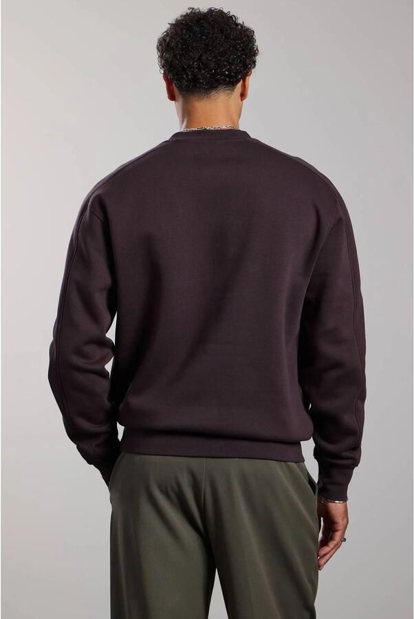 Aeden relaxed fit sweater met borduursels ganache - Foto 3