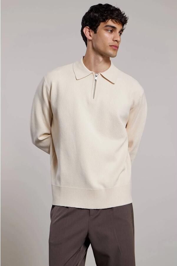 Aeden relaxed fit sweater ecru
