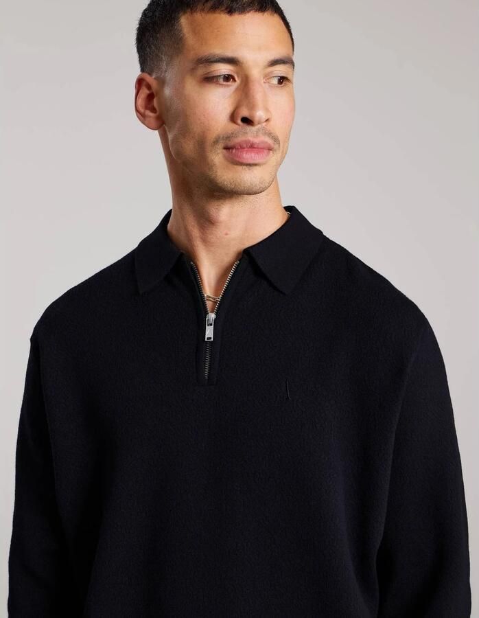 Aeden relaxed fit sweater zwart - Foto 2