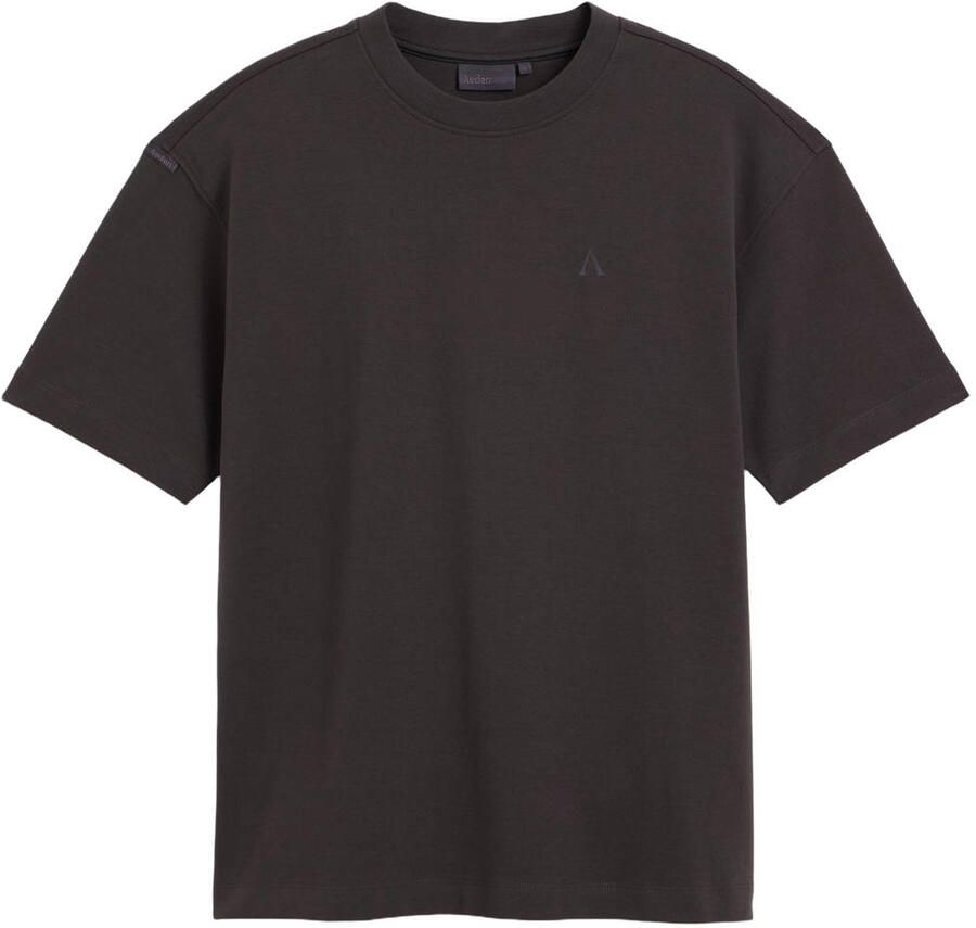 Aeden relaxed fit T-shirt met backprint donkerbruin - Foto 2