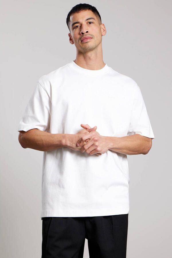 Aeden relaxed fit T-shirt met backprint offwhite - Foto 2