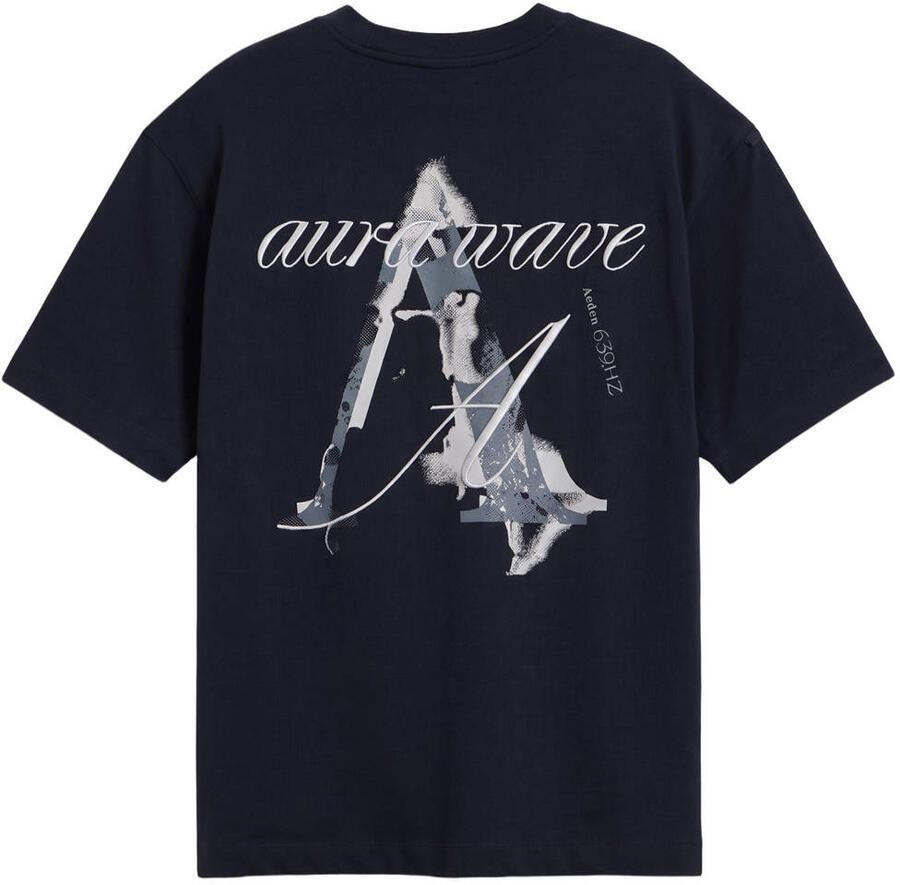 Aeden relaxed fit T-shirt met backprint zwart - Foto 2
