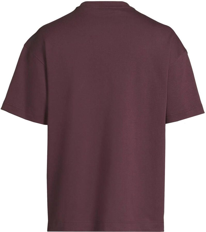 Aeden relaxed fit T-shirt met print paars