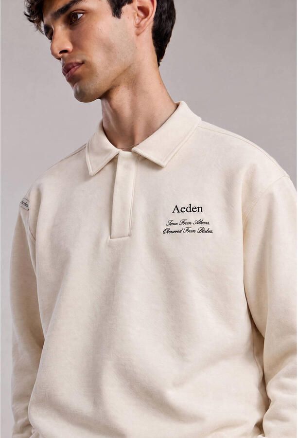 Aeden relaxed fit trui off-white