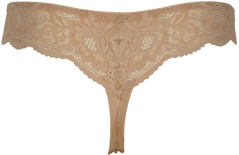 After Eden D-cup & up string Faro lichtbeige