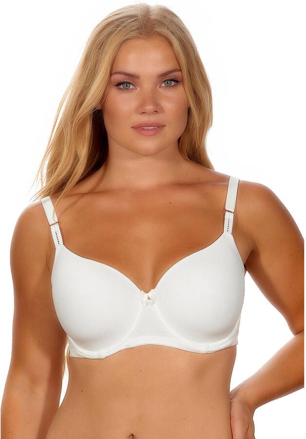 After Eden D-cup & up Bh met steuncups Faro verstelbare bandjes met cup met beugel met kant met strik