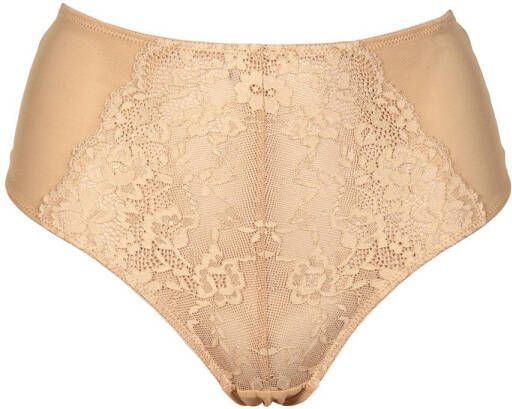 After Eden D-cup & up high waist string Nature Friendly beige