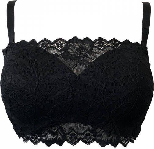 After Eden D-cup & up Bandeau-bh ANNA afneembare bandjes met cup met beugel met kant vrouwelijk