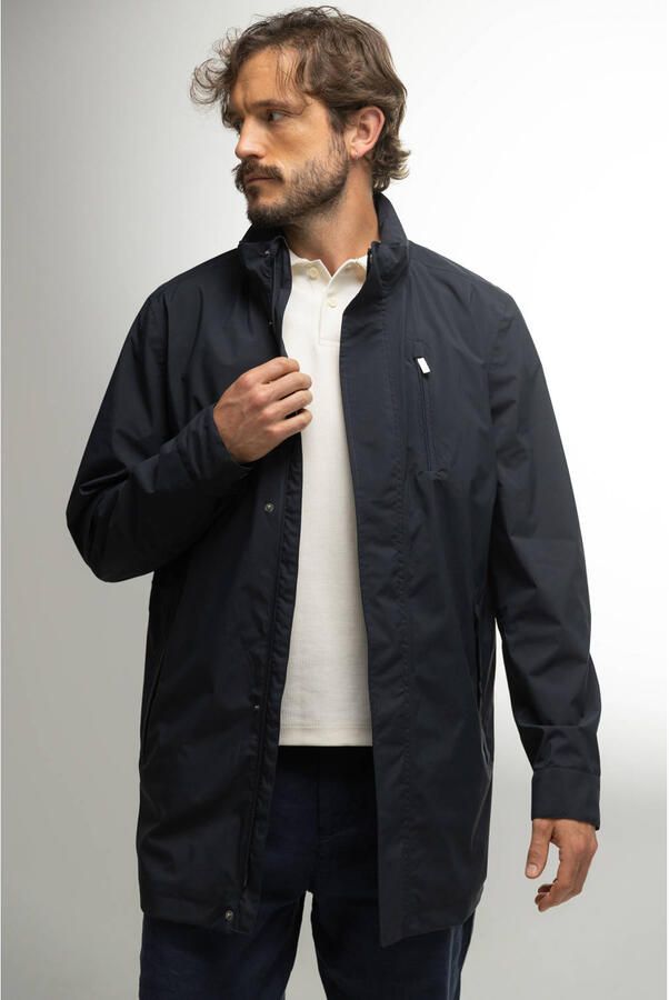 Agiato trenchcoat donkerblauw