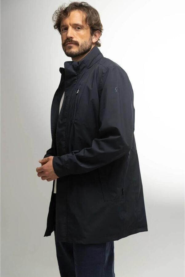 Agiato trenchcoat donkerblauw - Foto 2