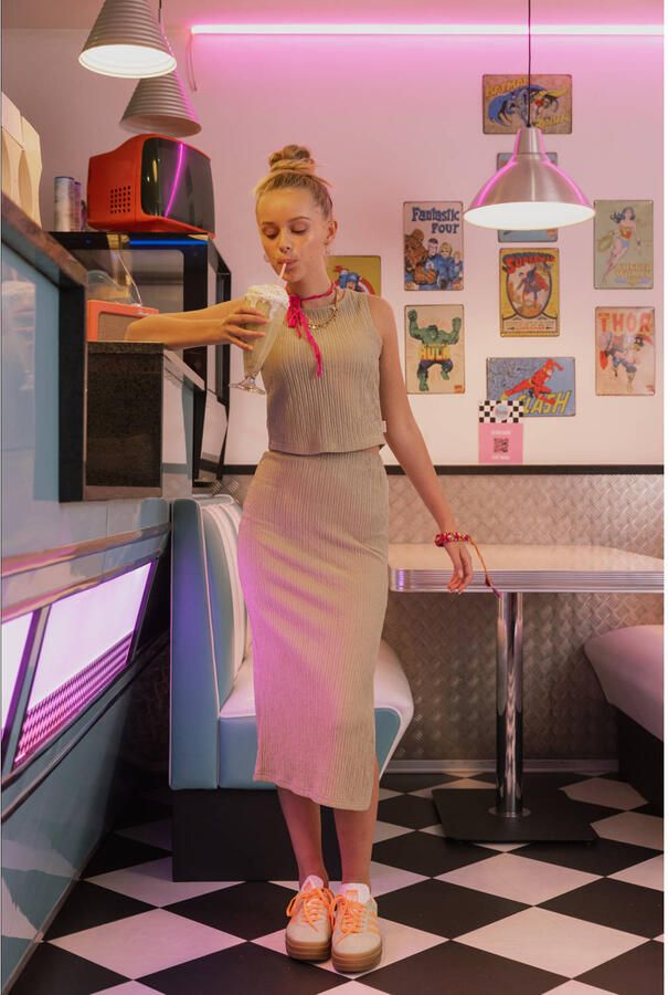 AI&KO Meisjes Tops & T-shirts Daira Pes 145 G Groen - Foto 4