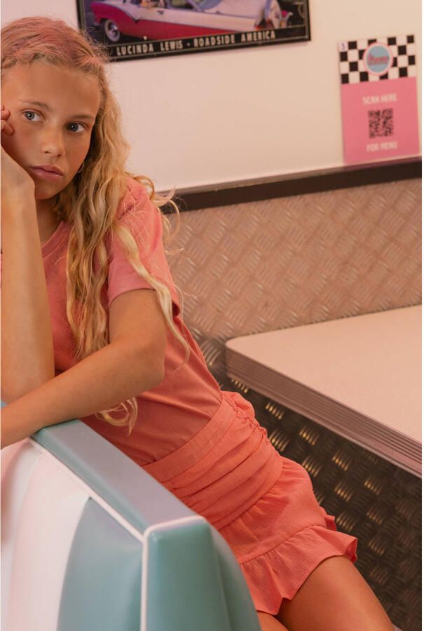 AI&KO Meisjes Rokken Izzy Crinkle Vis 529 G Roze - Foto 4