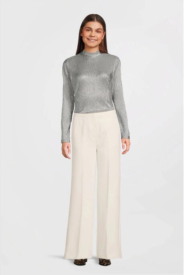 AI&KO Meisjes Tops & T-shirts Zera Plisse Pes 165 G Zilver - Foto 1