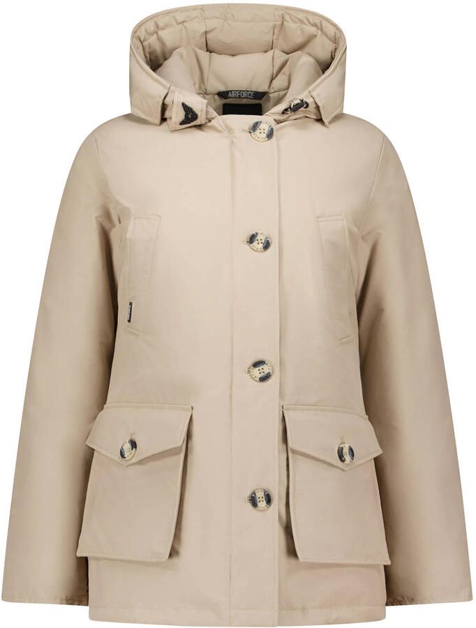 Airforce 4 POCKET PARKA winterparka beige