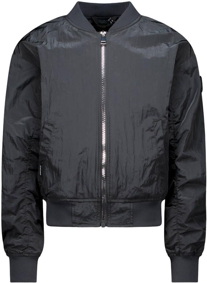 Airforce bomberjack antraciet