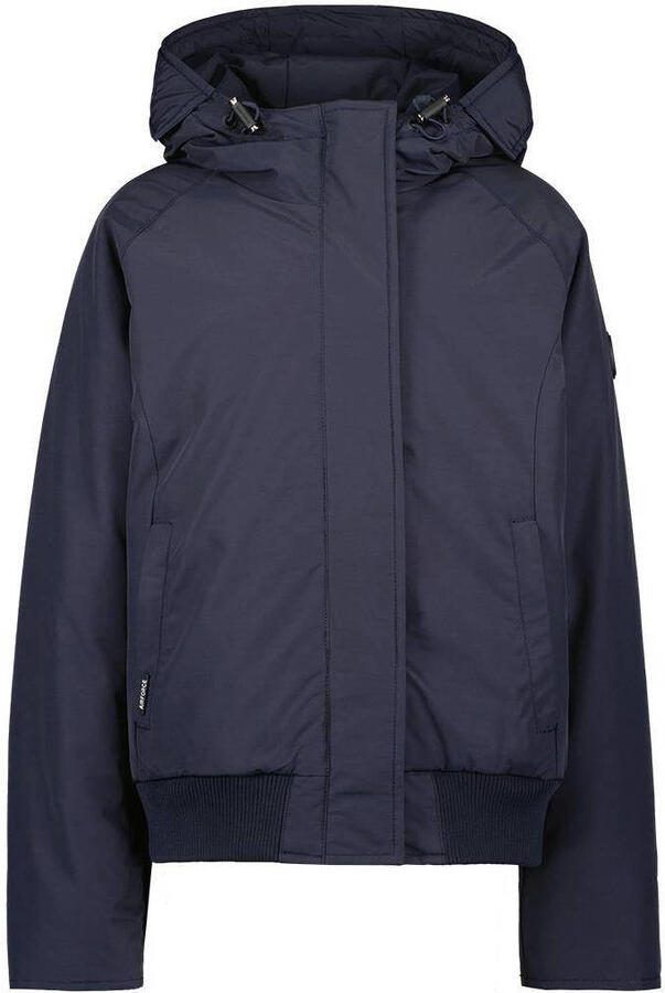 Airforce bomberjack winter van gerecycled polyester donkerblauw Jas Effen 164 - Foto 3