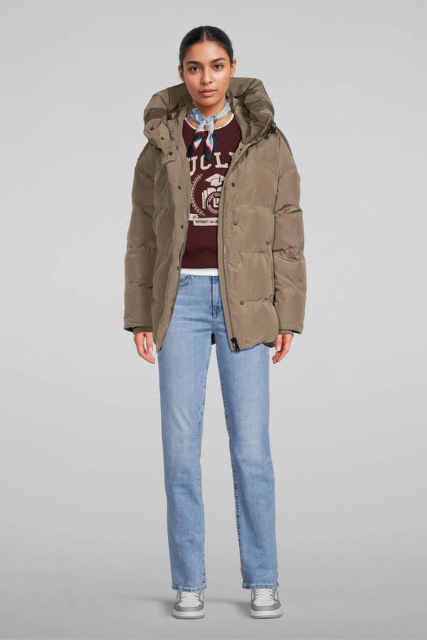 Airforce Groene Gewatteerde Jas Frg0911 - Foto 2