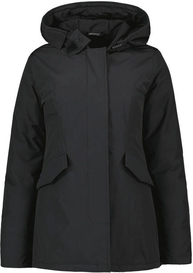 Airforce gewatteerde winterjas 2 POCKET PARKA zwart