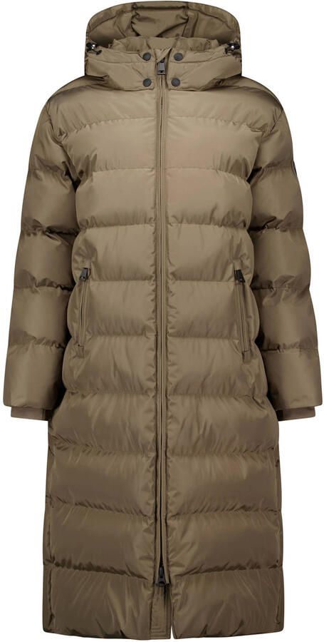 Airforce GRACE JACKET quilted winterjas met split bruin