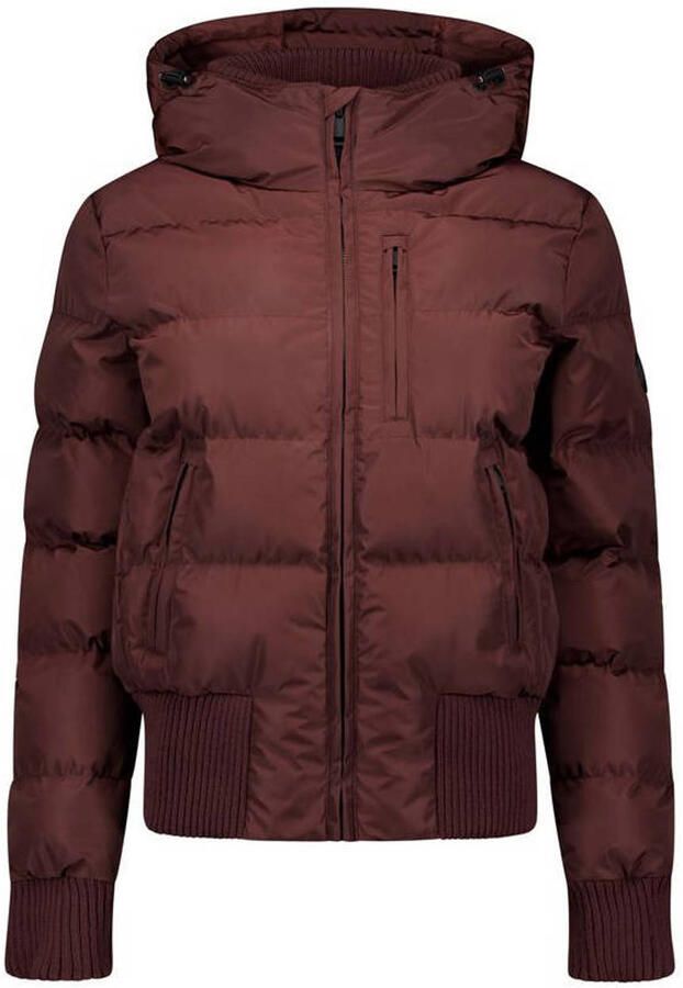 Airforce TATE BOMBER pufferjas roodbruin