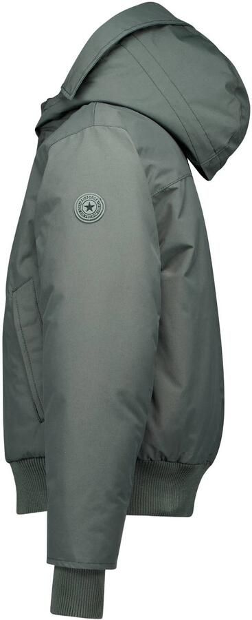Airforce katoenen winterjas groen Jongens Nylon Capuchon Effen - Foto 2
