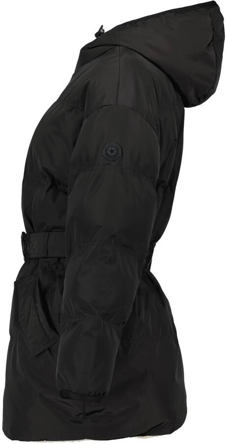 Airforce pufferjas met teddy details zwart - Foto 3